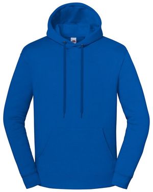 Fruit Of The Loom Adult Iconic Premium Hooded Sweatshirt (Royal) - Blue