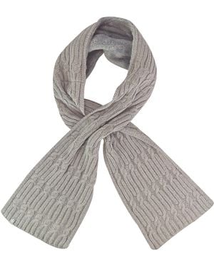 Heat Holders Luxury Fleece Winter Scarf - Grey