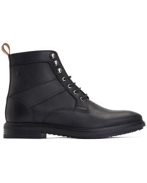 Base London Dickson Leather Boots - Black