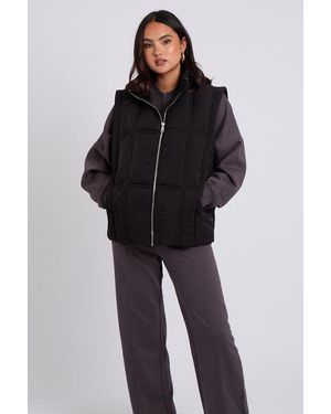Urban Bliss Clean Padded Gilet - Black