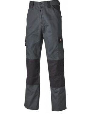 Dickies Everyday Polycotton Knee Pad Pouches Workwear Trousers - Grey