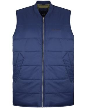 Ben Sherman Gewatteerd Navy Gilet - Blauw