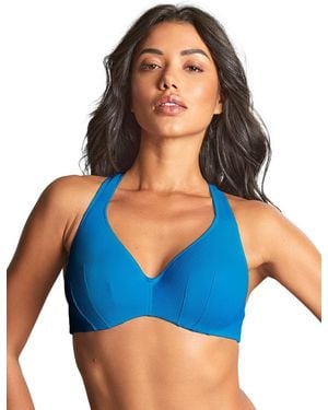 Panache Sw2024 Aurora Jennifer Plunge Bikini Top - Blue