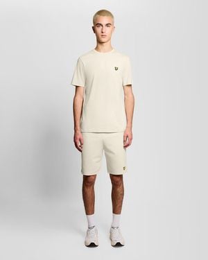 Lyle & Scott Sports Lightweight Sweat Shorts - Natural