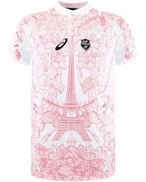 Asics Stade Francais Paris 2018/19 Rugby Shirt - Pink