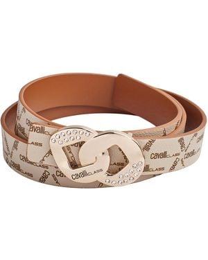 Roberto Cavalli Reversible Belt With Removable Buckle Ccbt0021 - Brown
