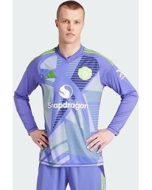 adidas Originals Manchester United 24/25 Long Sleeve Goalkeeper Jersey - Blue