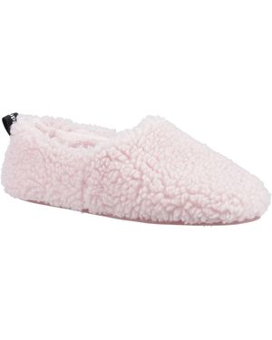 Hush Puppies Emily Faux Fur Blush Slippers - Pink