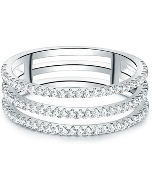 Tresor 1934 Trilani Sterling Ring - Metallic