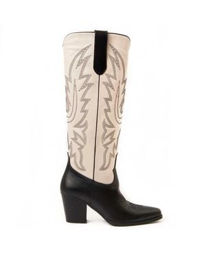 Montevita Heel Boot Vaquera - Natural