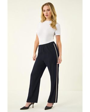Roman Petite Side Stripe Trouser - Blue