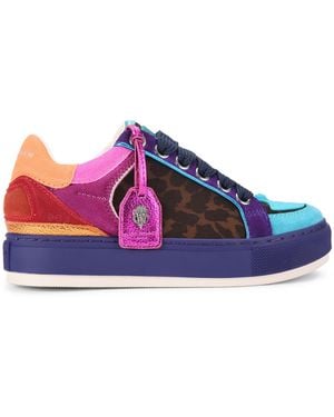 Kurt Geiger Suede Southbank Tag Trainers - Blue