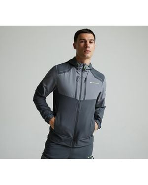 Monterrain Orbit Woven Running Hoodie - Grey