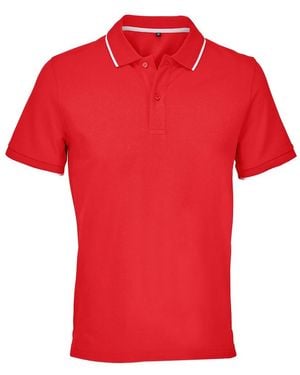 Sol's Adult Palermo Polo Shirt (Bright/ - Red