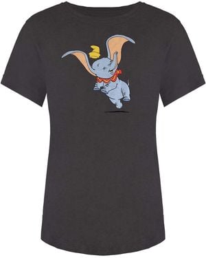 Disney Happy Dumbo T-Shirt Cotton - Black
