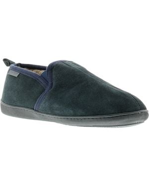 Hush Puppies Arnold Leather Full Slippers - Black