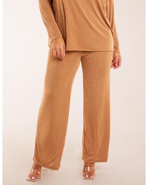 Blue Vanilla Acetate Trousers - Orange