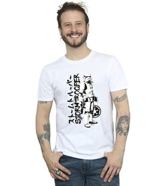 Star Wars Japanese Stormtrooper T-Shirt Cotton - White