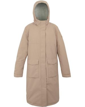 Regatta Yarli Longline Waterdichte Jas (warm Taupe/licht Vanille) - Naturel