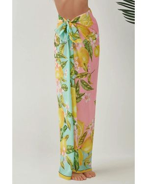 Hiccup Printed Beach Maxi Cover-Up - Green