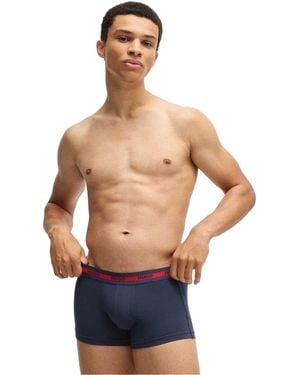 HUGO Boxershort (Pakket Van 3) (Marine) - Blauw