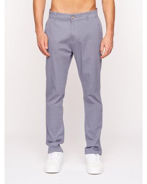 Crosshatch Roysden Chinos (Pale) - Purple