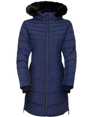 Dare 2b Ladies Striking Iiii Mid Length Padded Jacket (Peacoat) - Blue