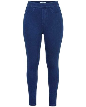Firetrap Skinny-Jeggings Voor (Denim Blauw)