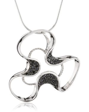 Orphelia 925 Sterling Chain With Pendant - Metallic