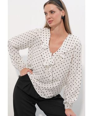 Bigdart Viscose Mix Blouse - Wit