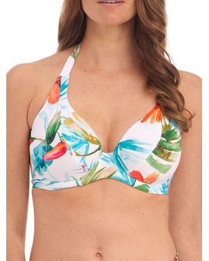 Fantasie Kiawah Island Halter Bikini Top - Blue