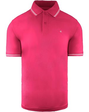 Champion Easy Fit Polo Shirt Cotton - Pink