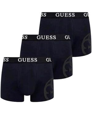 Guess Jersey Boxershorts Voor - Blauw