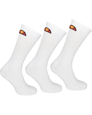 Ellesse 3-Pack Tisbi Long Socks - White