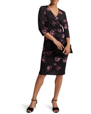 Phase Eight Nerina Print Dress - Black