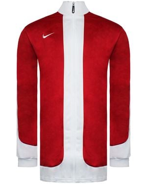Nike Logo Track Jacket - Red
