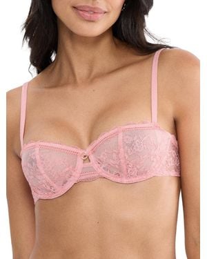 Triumph Comfort Allure Wh Half Cup Bra - Brown