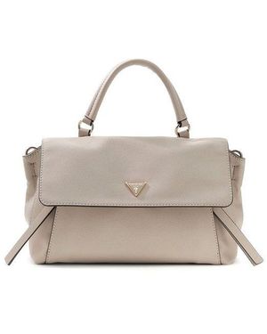 Guess Handtas Licht Taupe - Wit