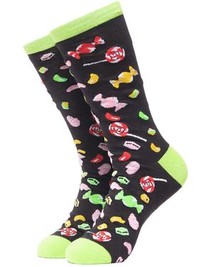 Soctopus Food Design Novelty Cotton Socks - Blue