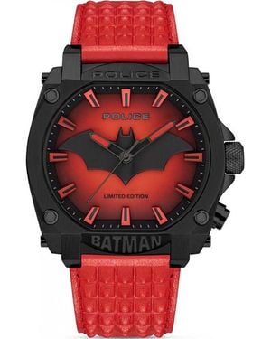 Police Pewgd0022604 Forever Batman Watch - Red