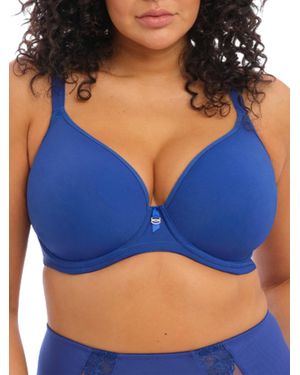 Elomi Bijou Banded Moulded Plunge T-Shirt Bra - Blue
