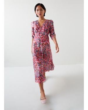 LK Bennett Erin Petite Dresses - Red