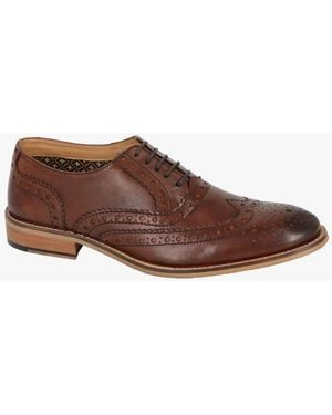 Roamer M9579Db 5 Eyelet Brogue Oxford Conker Leather - Brown
