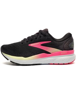 Brooks Ghost 16 Running Shoes (Wide Fit) - Black