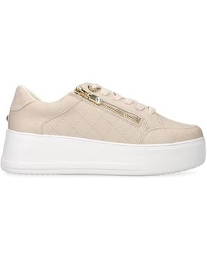 Carvela Kurt Geiger Jive Zip Trainers - Natural