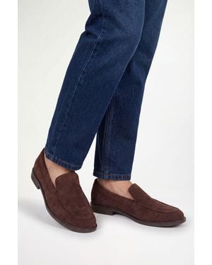 Wallis Clara Faux Suede Loafers - Blue
