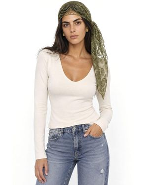 Busem Modal-Cotton Blouse - White