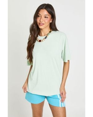 Boohoo Washed Oversized T-Shirt - White