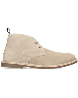 KG by Kurt Geiger Suede Robin Boots - Natural