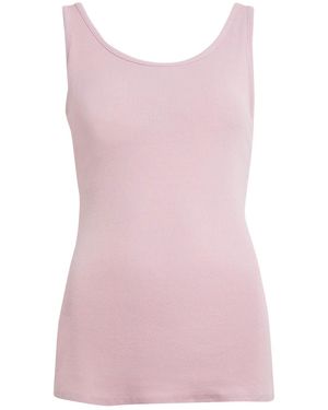 Secret Label Support Ribbed Vest Top - Pink